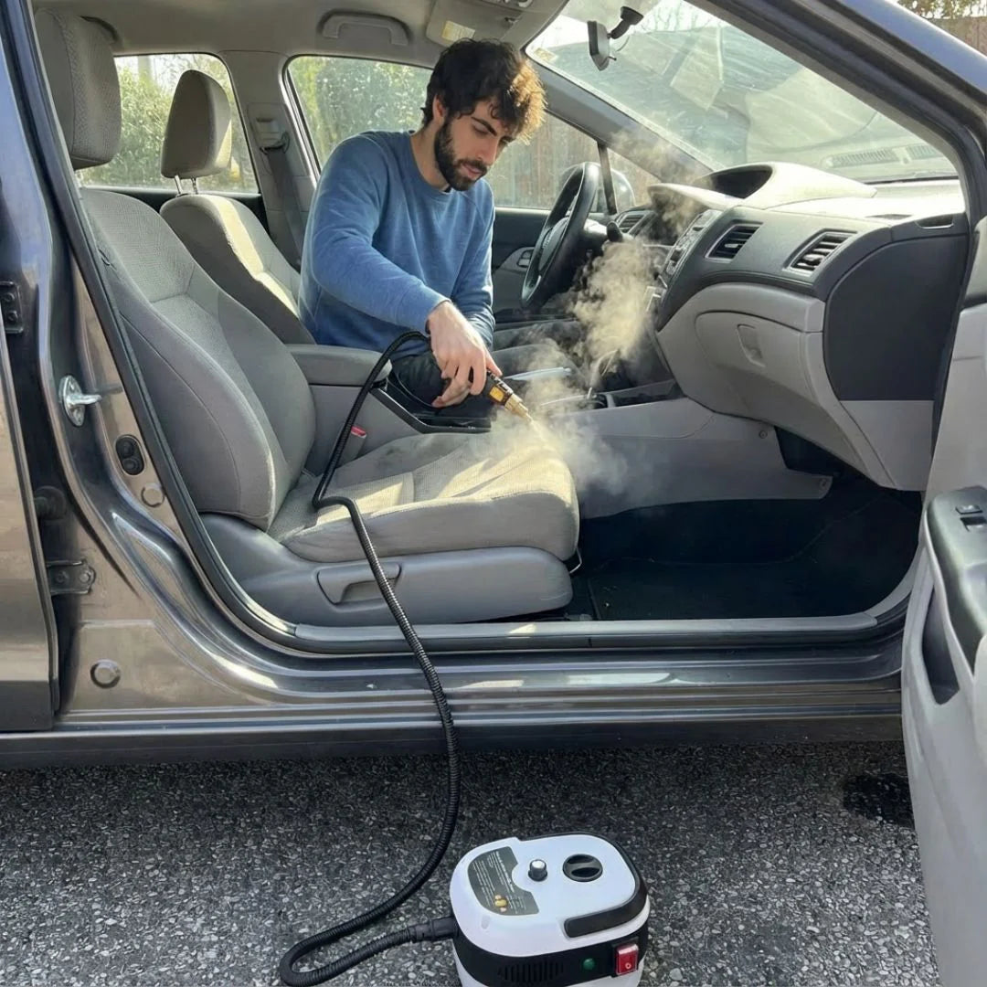 Handheld Steam Cleaner – High Temperature Steam | Portable Cleaning Machine for Grease & Grime Removal