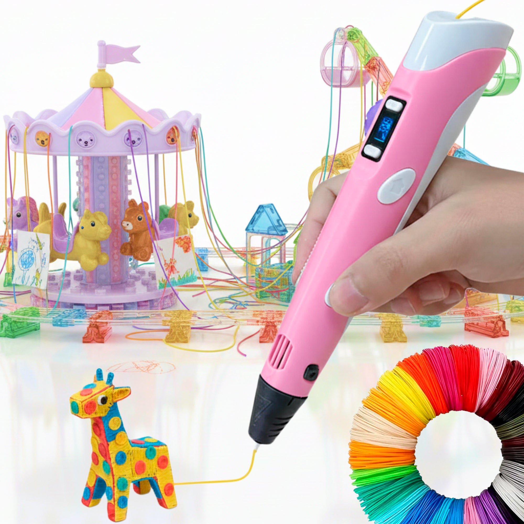 3D Pen for Kids – Creative 3D Printing Pen for Drawing and Artistic Projects, Ideal for Young Artists