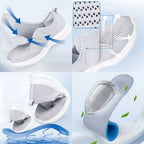 Elderly Shoes – Adjustable Velcro Orthopaedic Shoe for Swollen Feet, Breathable Cushioned Insole
