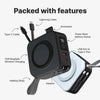 Image of TravelBank | Portable 5-in-1 Wall Charger | Wireless Charging, Power Bank & Multi-Device Charging