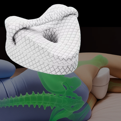 Orthopedic Knee Pillow for Side Sleepers | Memory Foam, Hypoallergenic & Ideal for Sciatica, Back Pain Relief
