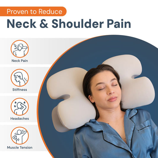Side Sleeper Pillow | Ergonomic Memory Foam for Neck Pain Relief & Comfortable Sleep |Best Pillow for Back Pain