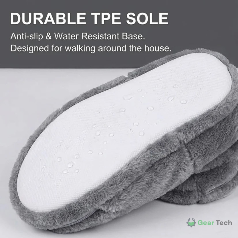 Rechargeable USB Heated Slippers UK - Electric Warming Slipper Boots for Men & Women