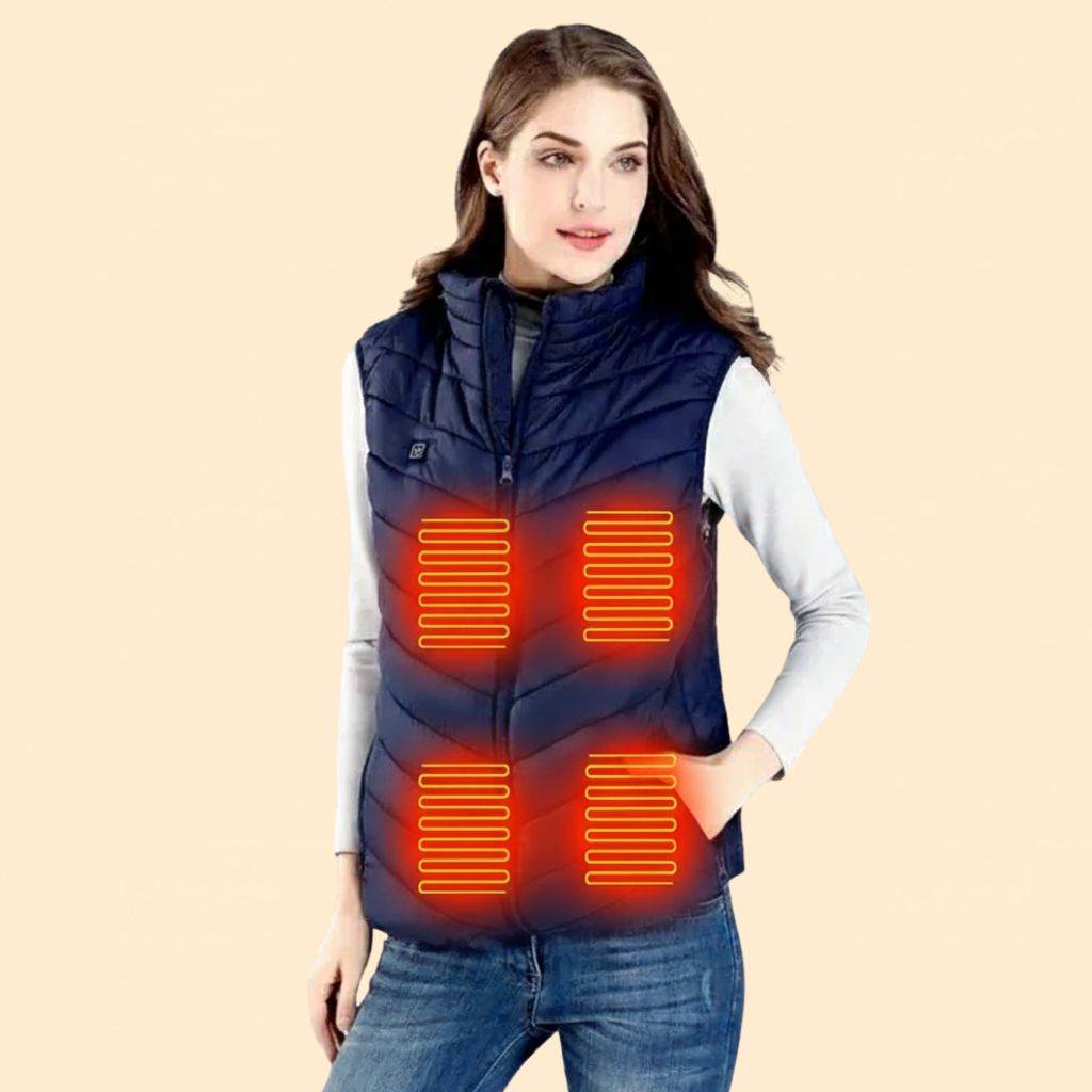 Thermo Heated Gilet | Insulated, Design for Hiking, Travel & Everyday Wear | Womens and Mens Heated Gilet