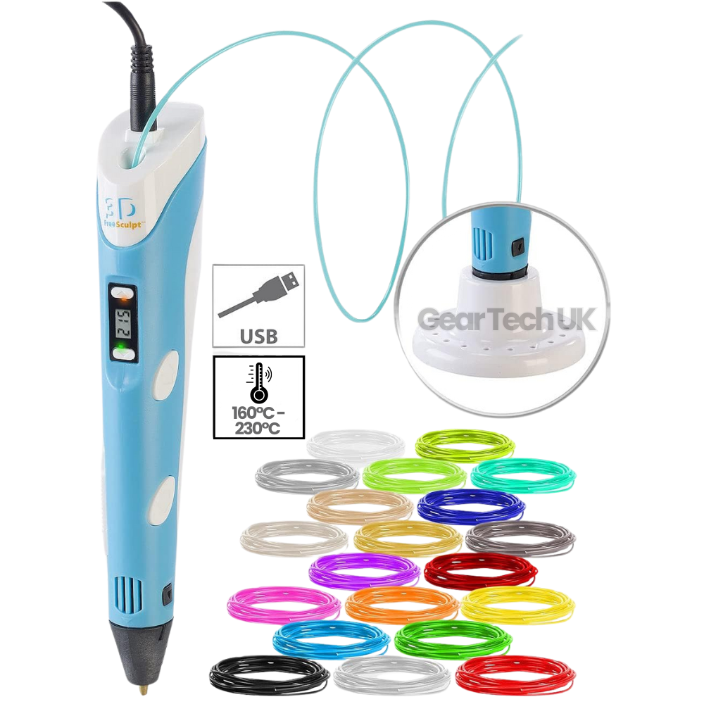 3D Pen for Kids – Creative 3D Printing Pen for Drawing and Artistic Projects, Ideal for Young Artists