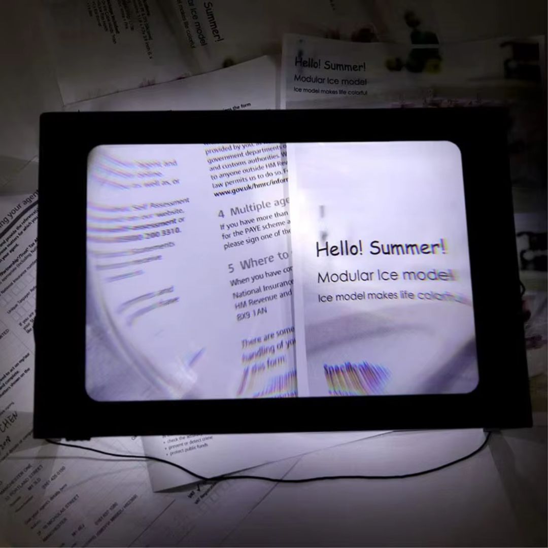 Page Magnifier with LED Light – Large Reading Magnifier for Seniors & Low Vision