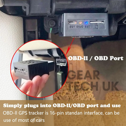 Car Tracker No Subscription UK – OBD2 GPS Car Tracking Device | Plug & Play Real-Time Car GPS Tracker
