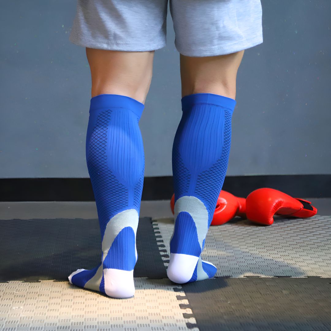 Men's Compression Socks 20-30mmHg | Knee High Graduated Support | For Work, Sports & Daily Circulation