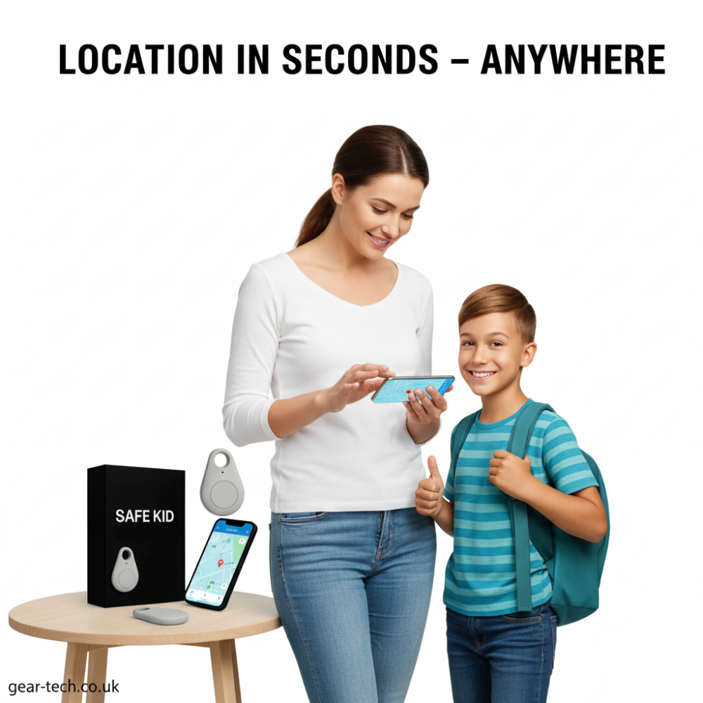 Child GPS Tracker | Waterproof, Real-Time Location & SOS Alerts for Kids' Safety