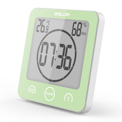 Waterproof Digital Shower Clock with Suction Cup Mount - Perfect for Timing Showers & Bathing Activities
