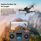 RG106 Pro Drone – 8K HD Dual Camera, GPS, and Brushless Motors