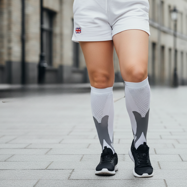 Men's Compression Socks 20-30mmHg | Knee High Graduated Support | For Work, Sports & Daily Circulation