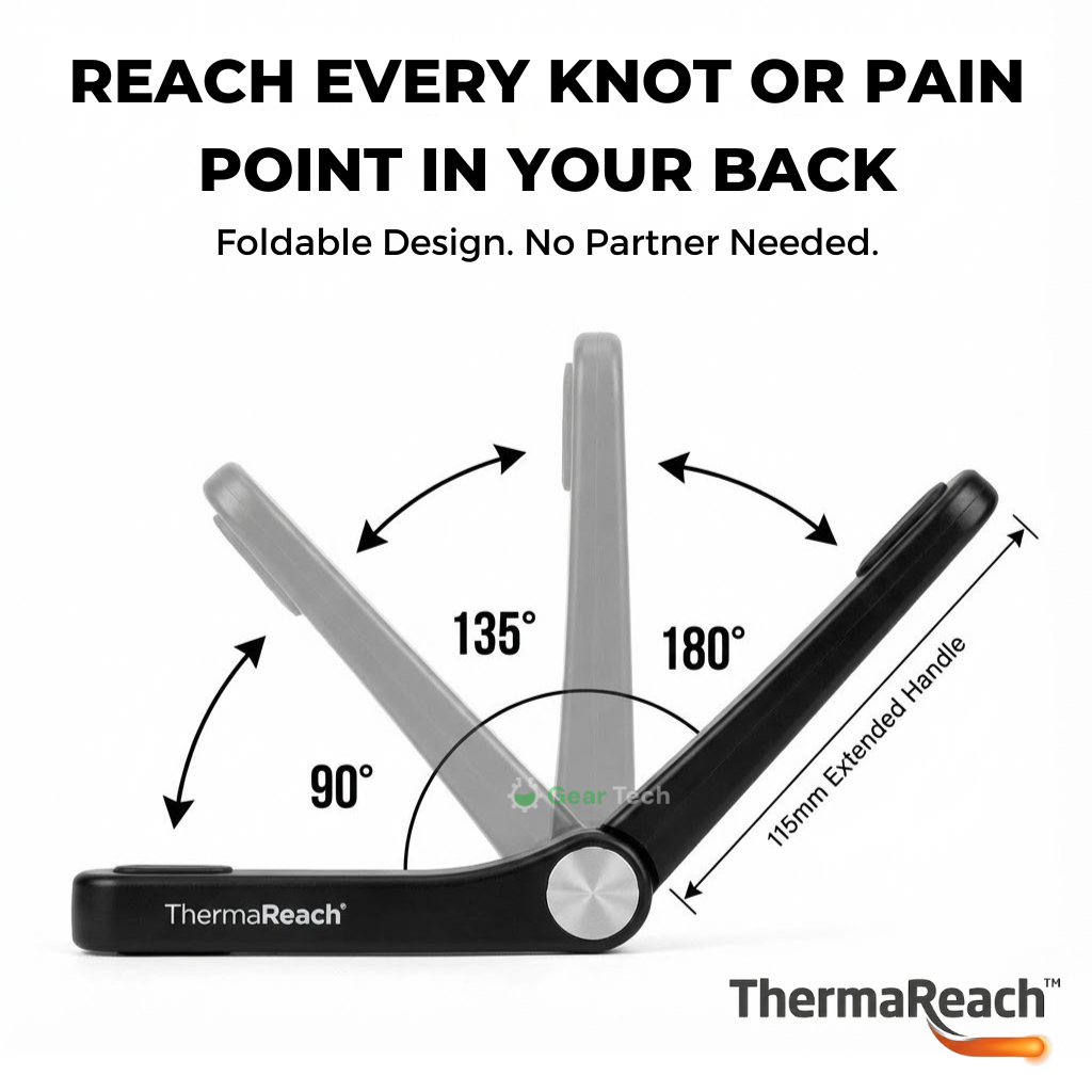 ThermaReach™ - Back Heater & Massager Gun