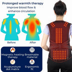 Heated Back Pad for Pain Relief – Stick-On Electric Heating Pad for Lower Back Comfort