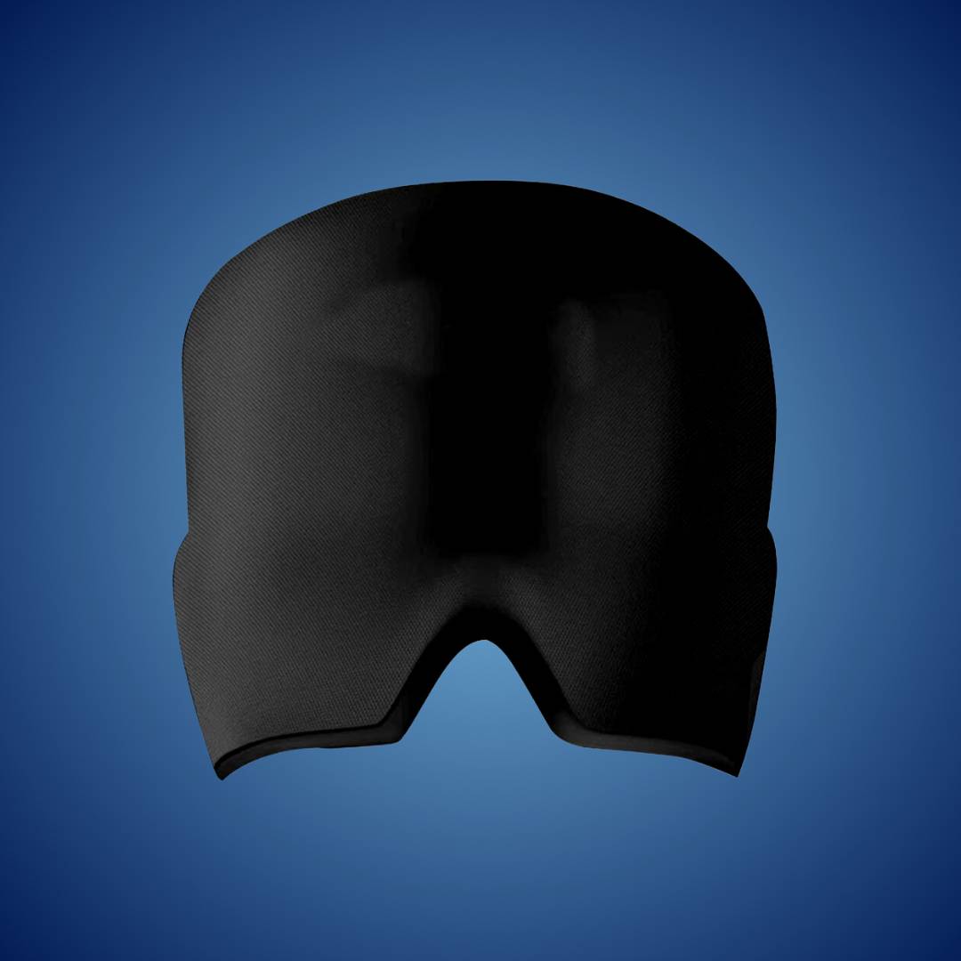 Cold Cap for Migraines – Gel Hood Headache Relief Mask with Light-Blocking Pressure Therapy