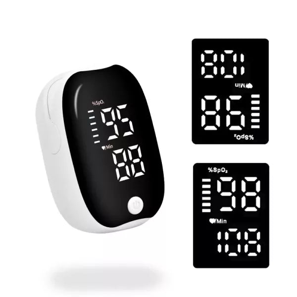Fingertip Pulse Oximeter | Fast, Accurate Blood Oxygen Monitor with LED Display for Home Health Tracking
