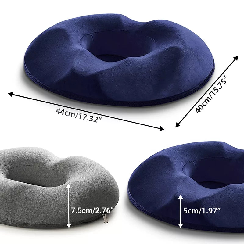 Donut Pillow for Tailbone Pain Relief | Orthopedic Cushion for Hemorrhoids | Comfortable, Ergonomic Design for Hemorrhoids & Sitting Discomfort