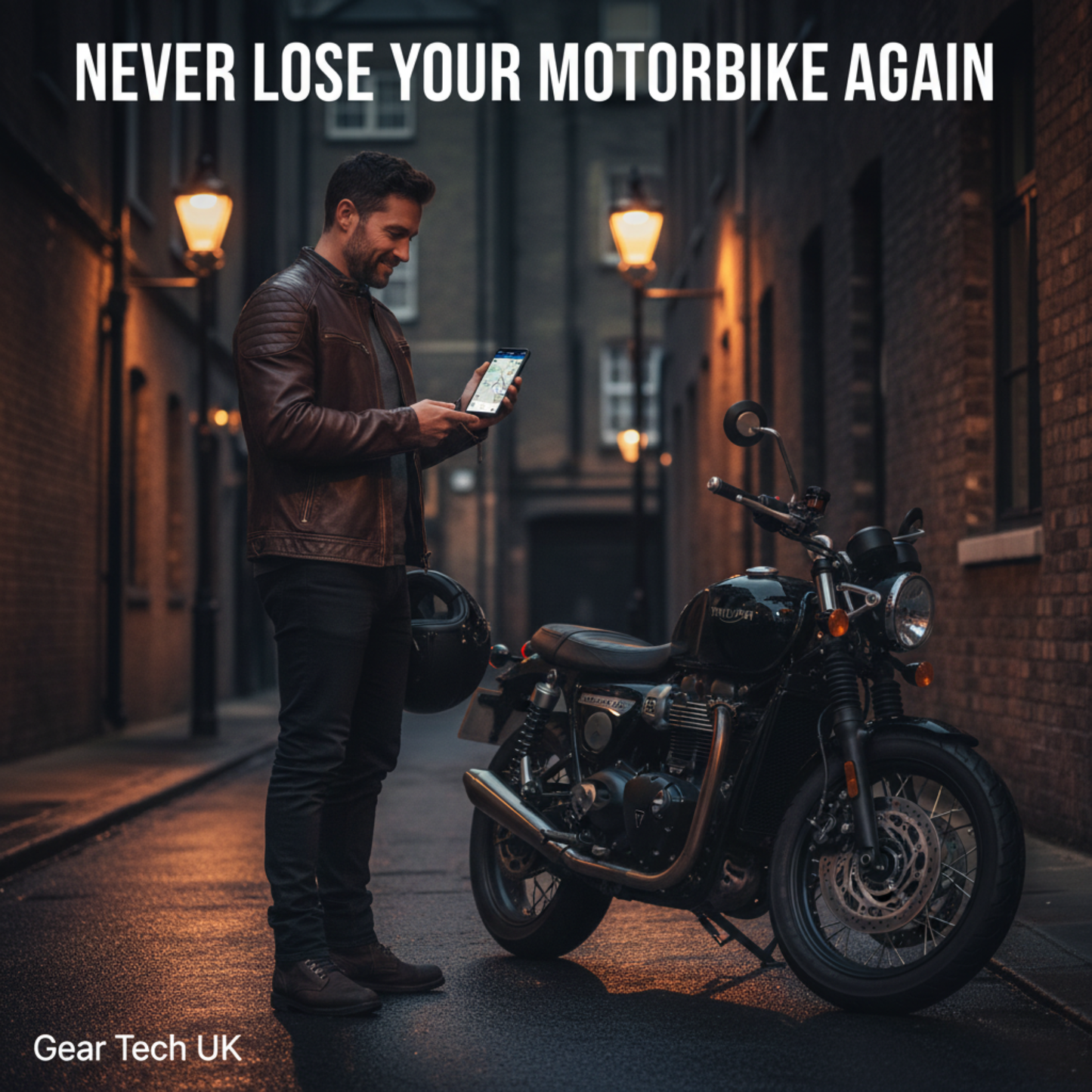 GPS Tracker for Motorcycles | No Subscription, Compatible with Android & iOS for Real-Time Location Tracking