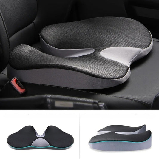 Orthopedic Car Seat Cushion – Comfortable Chair Pad with Anti-Slip Bottom for Better Support