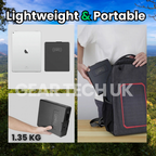 Camping Power Bank 200W | Portable Solar Power Station & Camping Battery Pack | Outdoor Charger for Travel & Emergency Backup UK