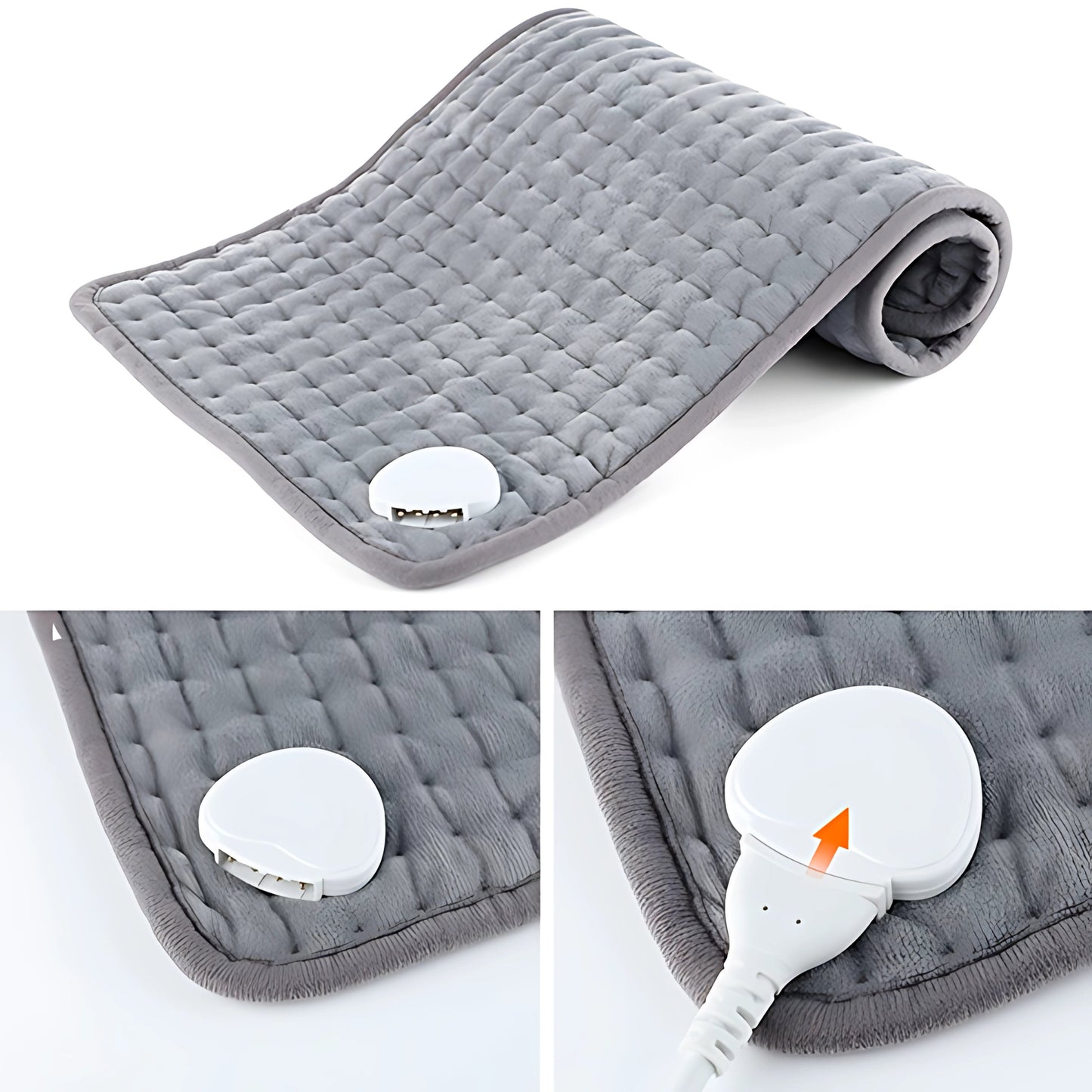 Portable Heated Pads Pad for Back Pain, Muscle and Joint Pain Relief – Adjustable Heat for Cramps and Stress