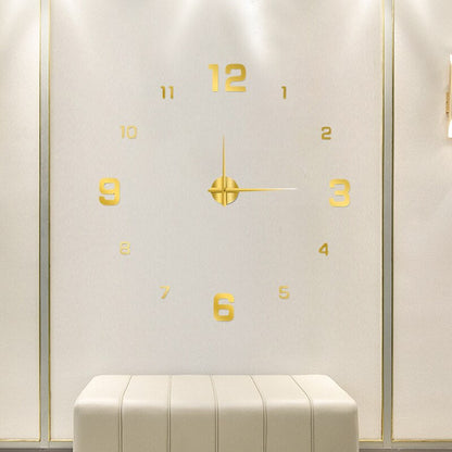 Unique Black Wall Clock | Innovative Design, Quartz Movement & Ideal for Home Decor