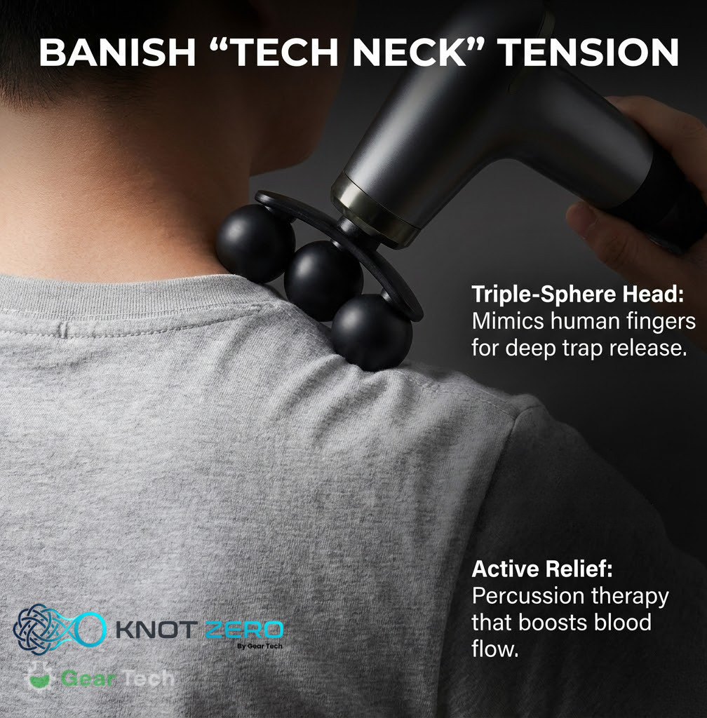 KNOT ZERO™ - Deep Tissue Neck & Shoulder Massager