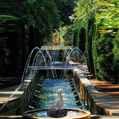 Solar Bionic Fountain for Gardens Birth Bath for Floor / Ground