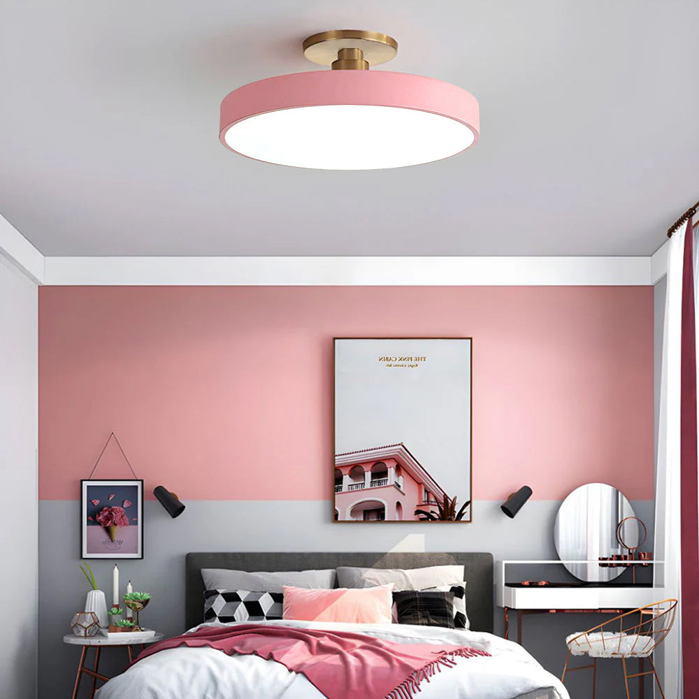 Modern LED Semi Flush Mount Ceiling Light | Energy-Saving. Durable Design for Hallway. Dining Room & Living Room