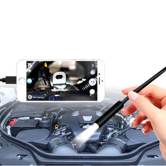 Industrial Endoscope Inspection Camera For Phone - Waterproof and Flexible HD Cam with Led Lights