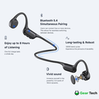 Underwater Earbuds for Swimming – Waterproof Bone Conduction Headphones