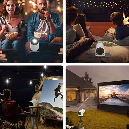 Portable Mini Projector | Handeld Projector UK - 4K HD Resolution, Auto Keystone & Ideal for Home Theater and Travel