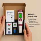 Digital Pool Tester – Measuring device for pH and chlorine for easy pH measurement in pool water