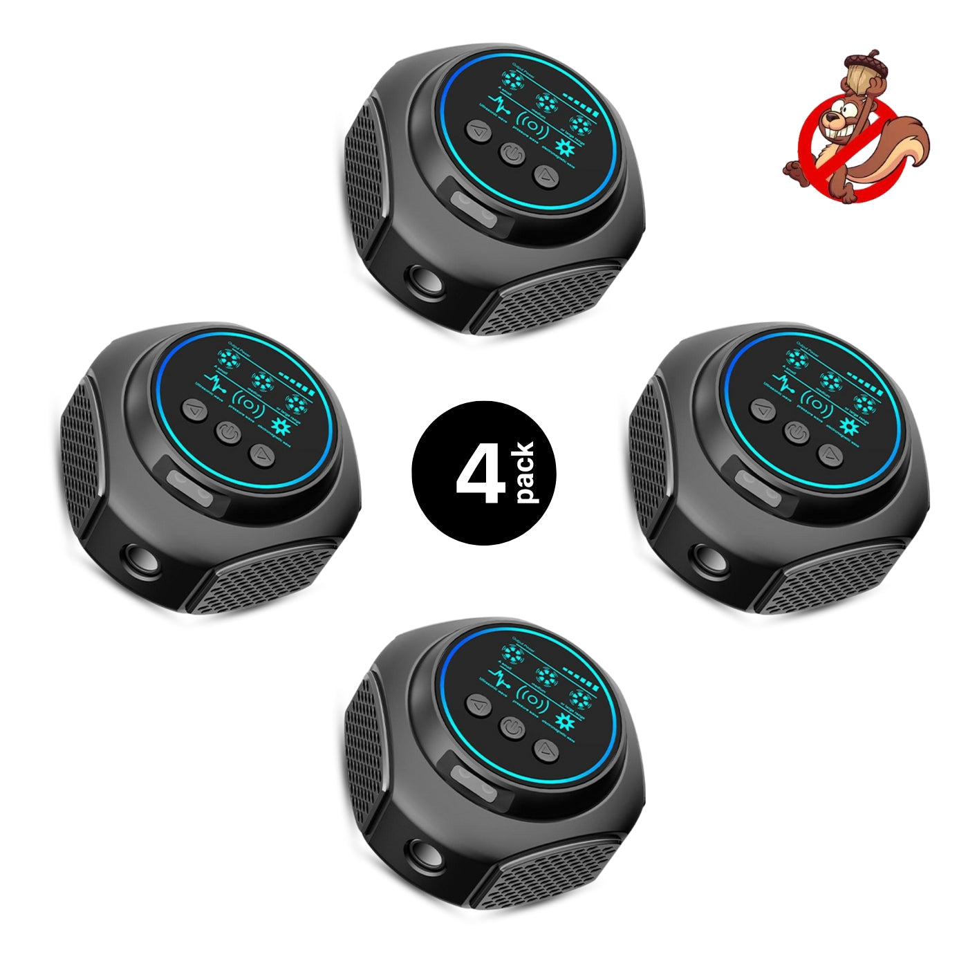 Smart Squirrel Indoor Repeller | 360° Coverage. Ultrasonic Technology & Safe for Home Use