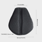 Motorcycle Gel Seat Pad | Shock Absorbing, Breathable & Anti-Slip Design for Long Distance Rides