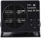 12V Ceramic Car Heater | 150W-300W Portable Fan with Automatic Thermostat for Winter Use in Vehicles
