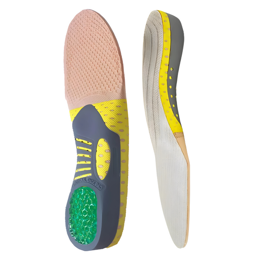 Orthopedic Arch Support Insoles for Flat Feet, Plantar Fasciitis Relief, and Comfort in Shoes