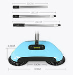 2-in-1 Vacuum Broom | Cordless, Eco-Friendly & Suitable for Tiles, Wood, and Carpets