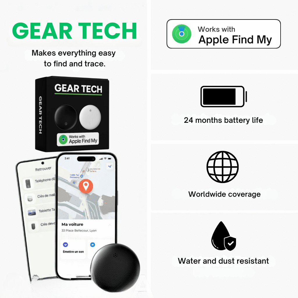 GPS Bike Tracker | No Subscription, Compatible with Android & iOS for Cycling Safety