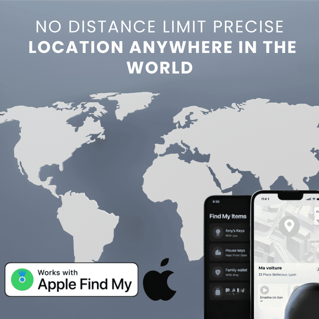 GPS Bike Tracker | No Subscription, Compatible with Android & iOS for Cycling Safety