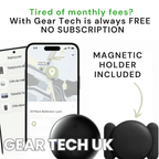 GPS Bike Tracker | No Subscription Required, Compatible with Android & iOS for Safe Cycling
