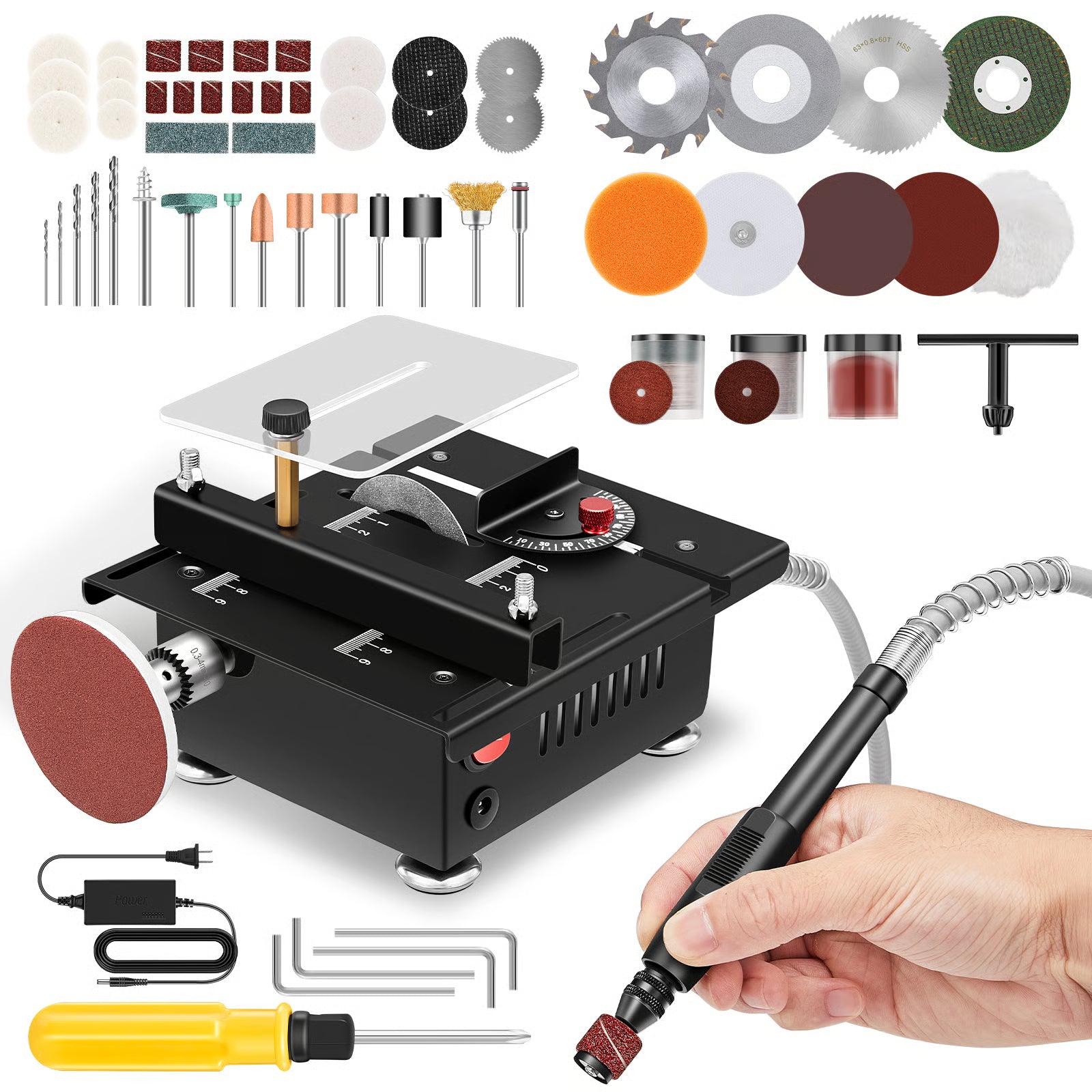 Portable Tabletop Saw - Wood Shaping Power Tool