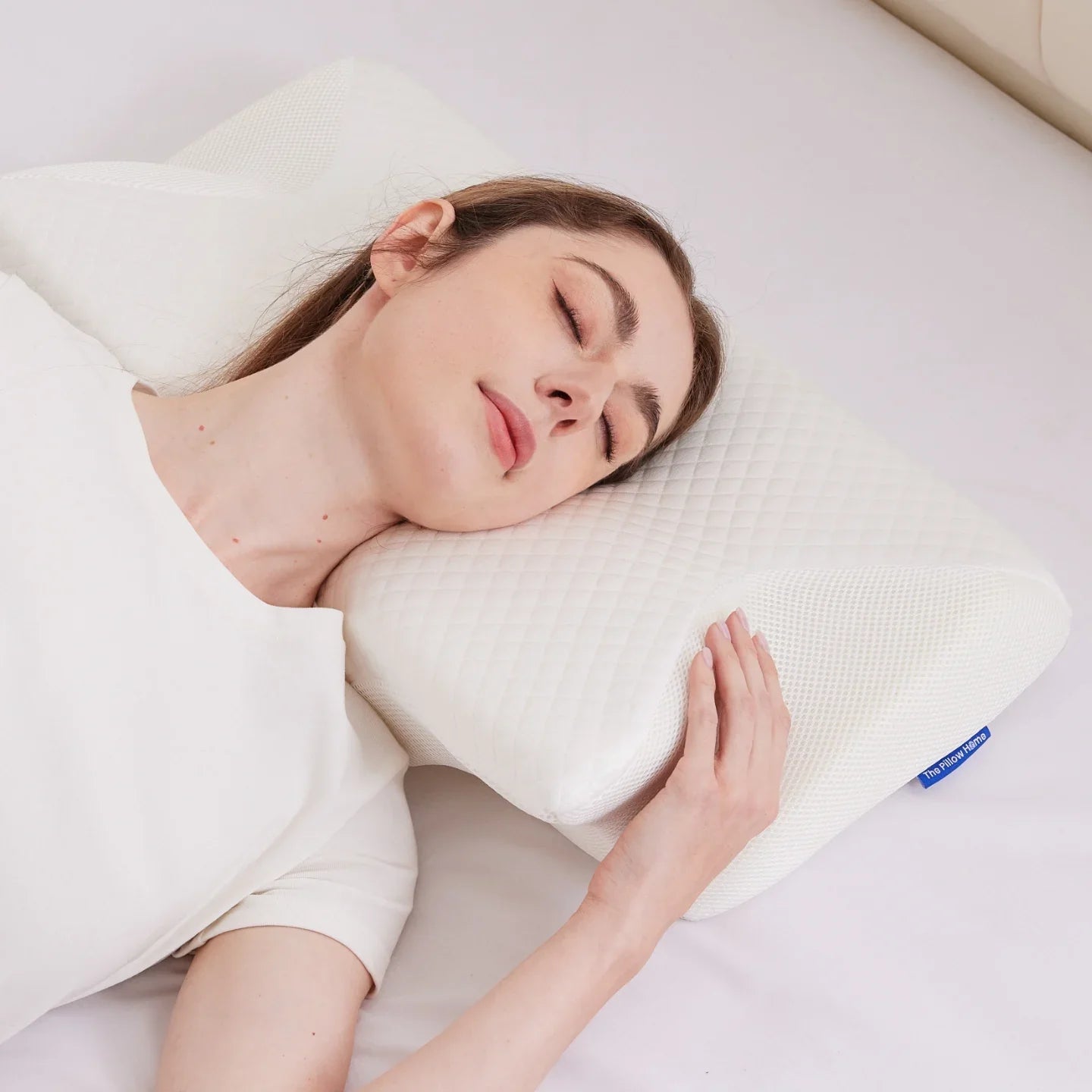 Memory Foam Neck Pillow | Ergonomic Support for Neck Pain Relief at Home