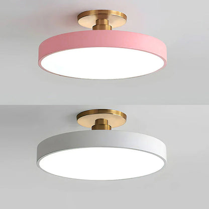 Modern LED Semi Flush Mount Ceiling Light | Energy-Saving. Durable Design for Hallway. Dining Room & Living Room