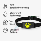 Cat GPS Tracker Locator Device | Real-Time Tracking, Waterproof & No Monthly Fees for Pet Owners