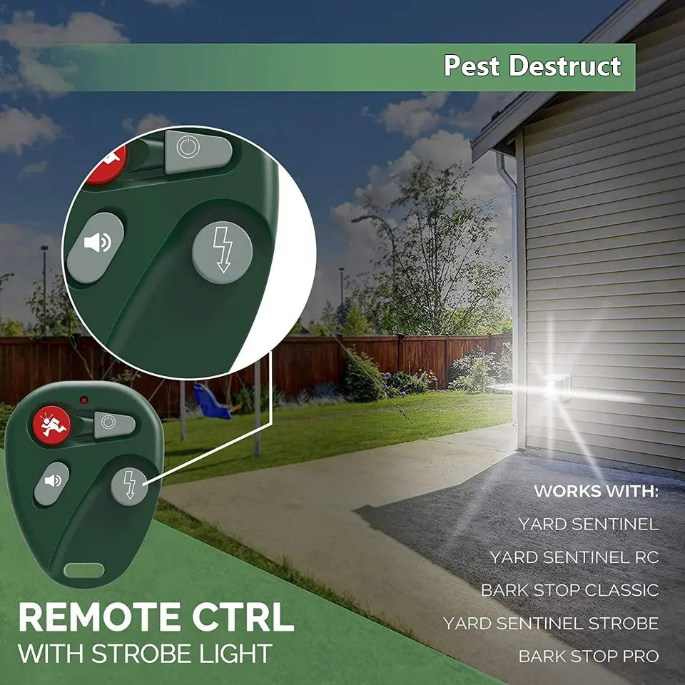 Outdoor Ultrasonic Bird Repeller | Effective, Humane Woodpecker Deterrent for Gardens, Patios & Farms