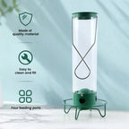 Squirrel Proof Bird Feeder | Heavy-Duty Metal, Multi-Feeding Ports & Ideal for Backyard Birdwatching