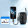 Image of Industrial Endoscope Inspection Camera For Phone - Waterproof and Flexible HD Cam with Led Lights