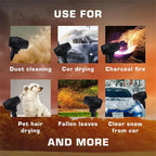 Handheld Leaf Blower - Portable Dust Cleaner & Car Dryer