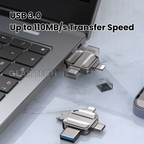 Memory Stick for Photos & Videos 64GB, 128GB, 256GB USB 3.0 Flash Drive with Type-C, Lightning & Micro USB – Best External Storage for iPhone & Android UK